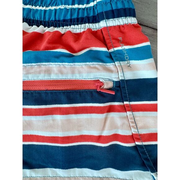 The North Face Class V Blue White Red Striped Water Swim Short Size medium‎ - Picture 4 of 10